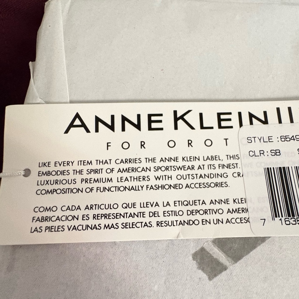 Anne Klein Leather Crossbody - Picture 8 of 12